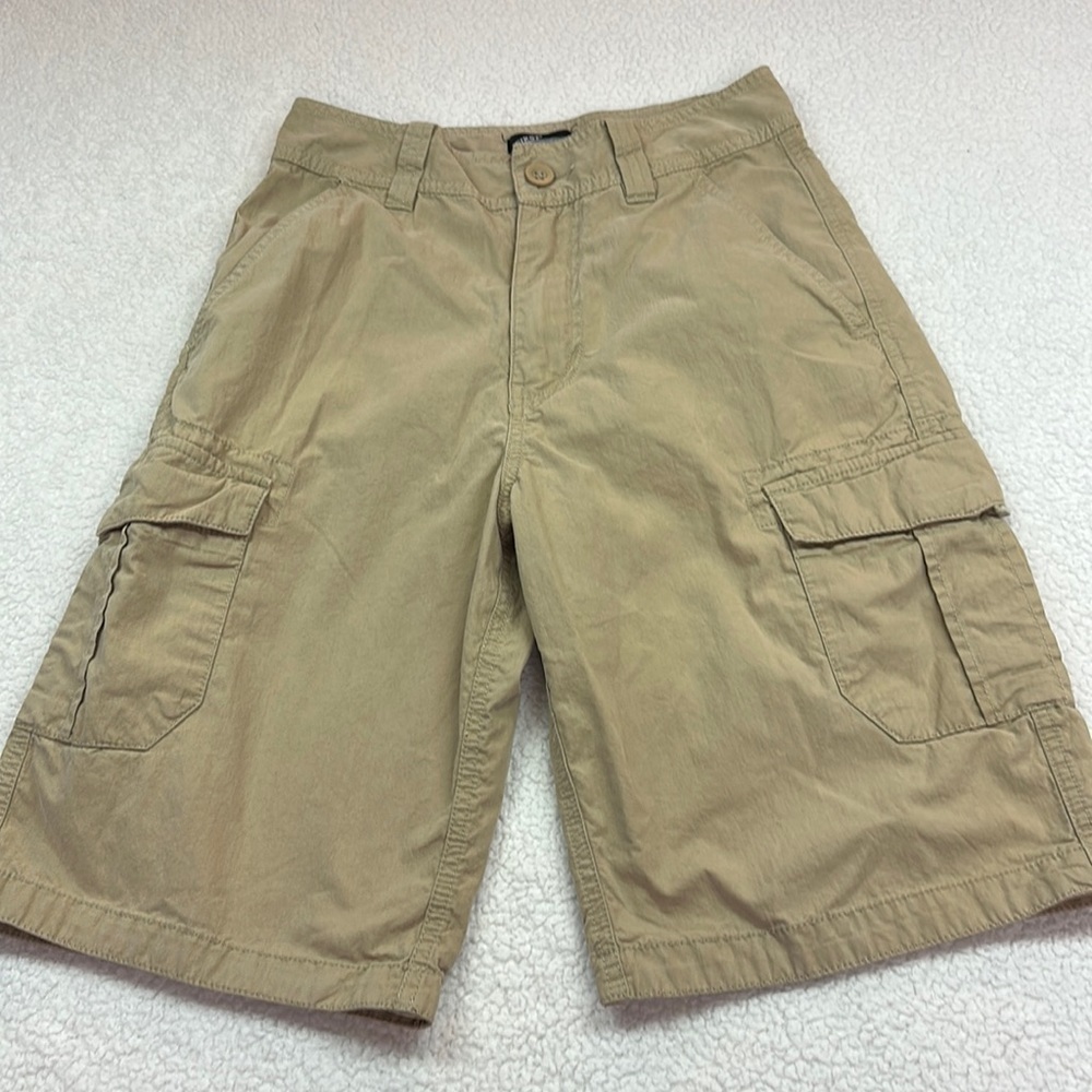 First Wave Cargo Utility Shorts Khaki Size 16 Youth